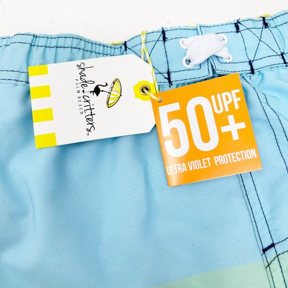 Shade Critters Boys Size 5T Swim Trunks 50+ UPF Protection - Picture 4 of 7